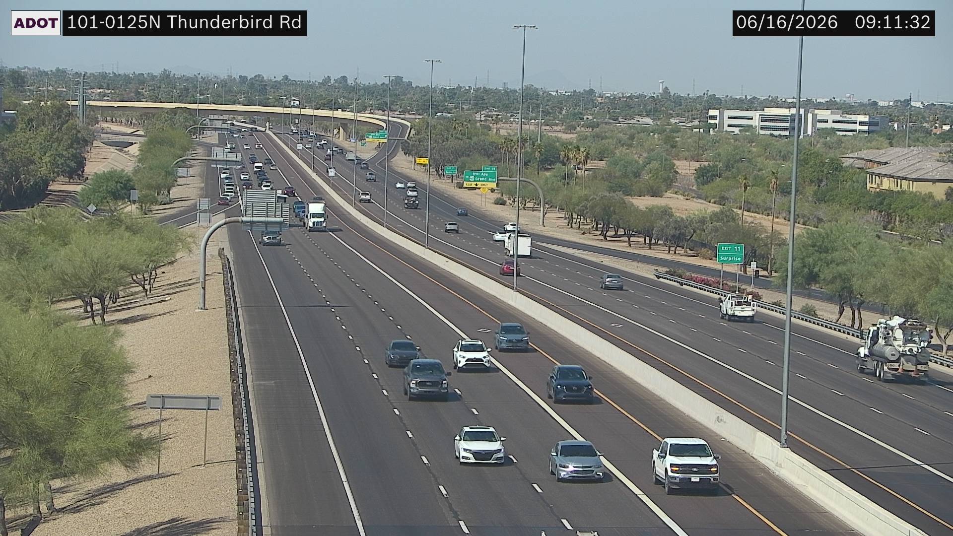 Live snapshot from SR-101 @Thunderbird Rd
