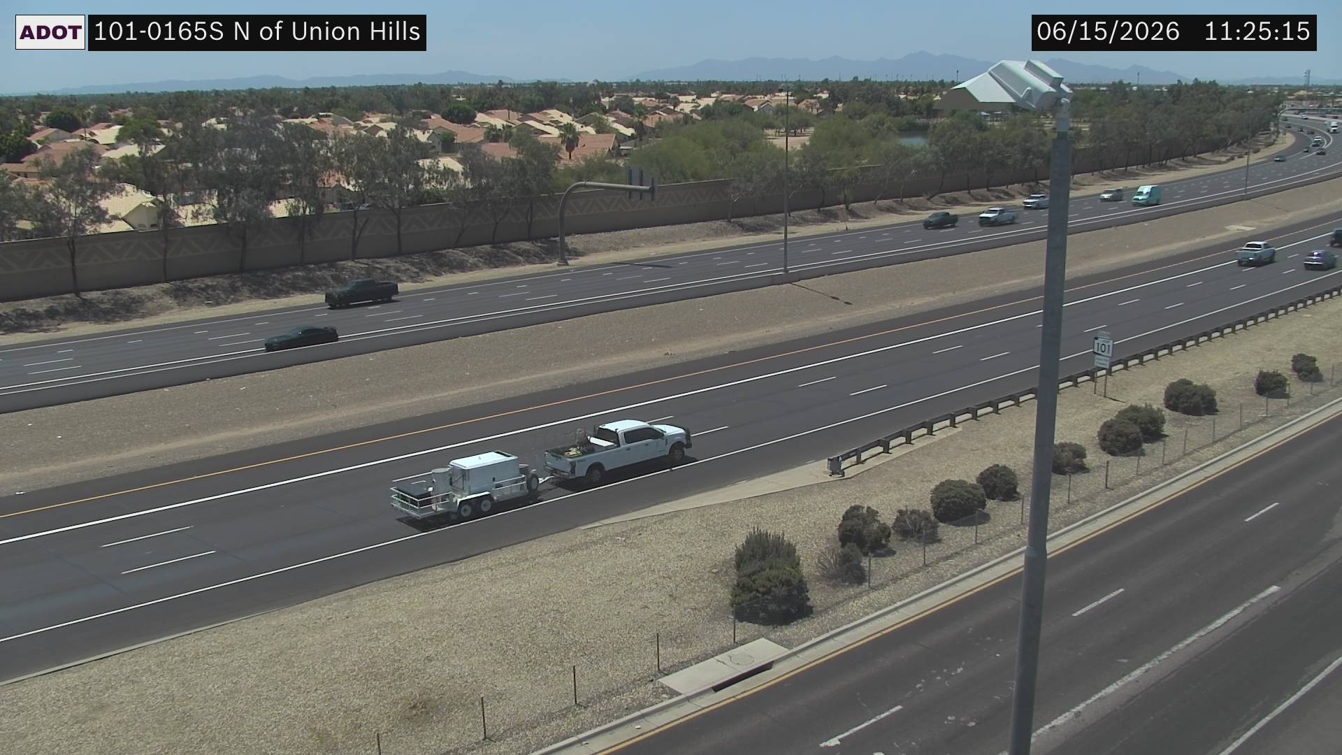 Live snapshot from SR-101 @N of Union Hills
