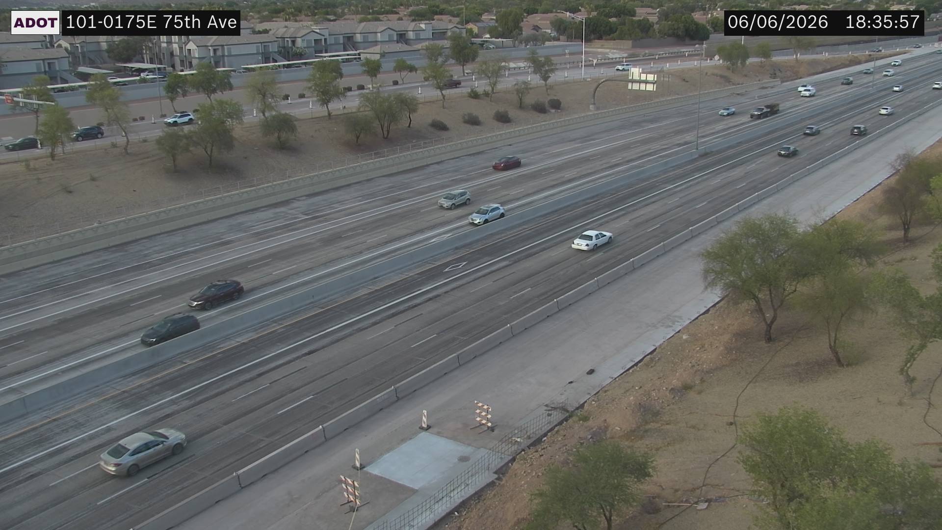 Live snapshot from SR-101 @75th Ave