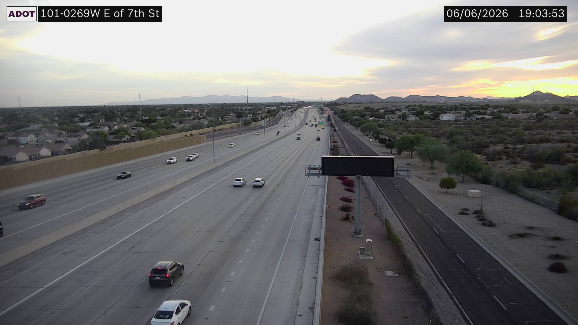 Live snapshot from SR-101 @E of 7th St