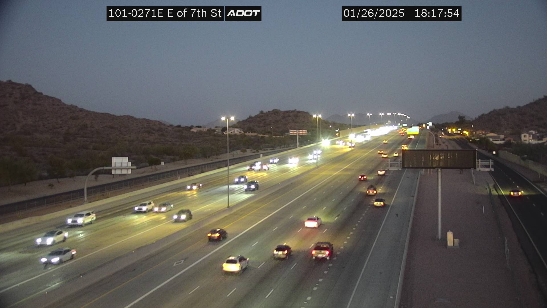 Live snapshot from SR-101 @E of 7th St