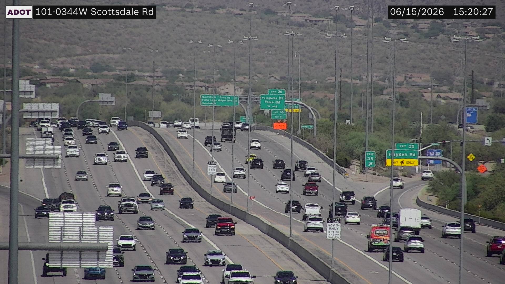 Live snapshot from SR-101 @Scottsdale Rd