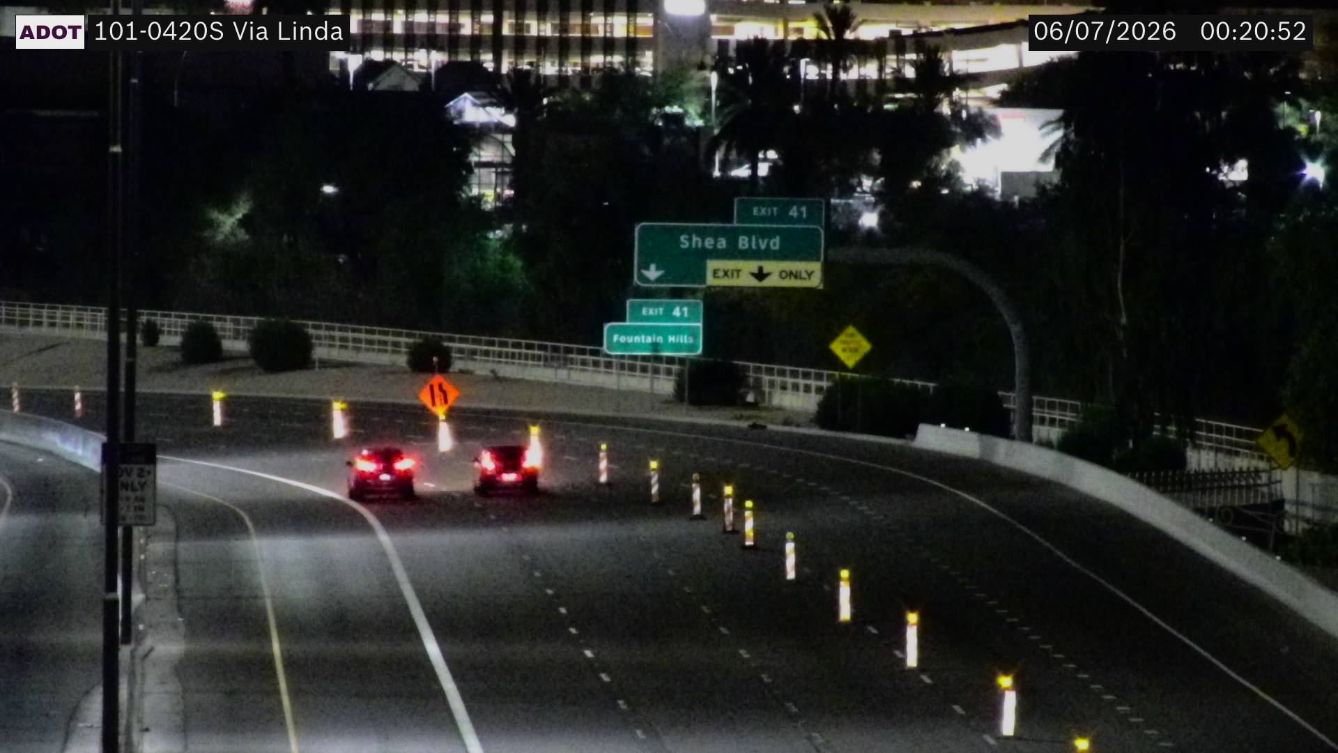 Live snapshot from SR-101 @Via Linda