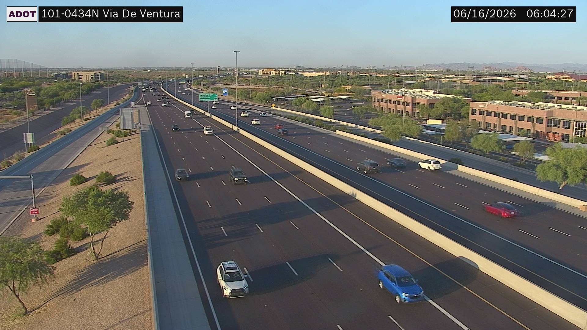 Live snapshot from SR-101 @Via de Ventura