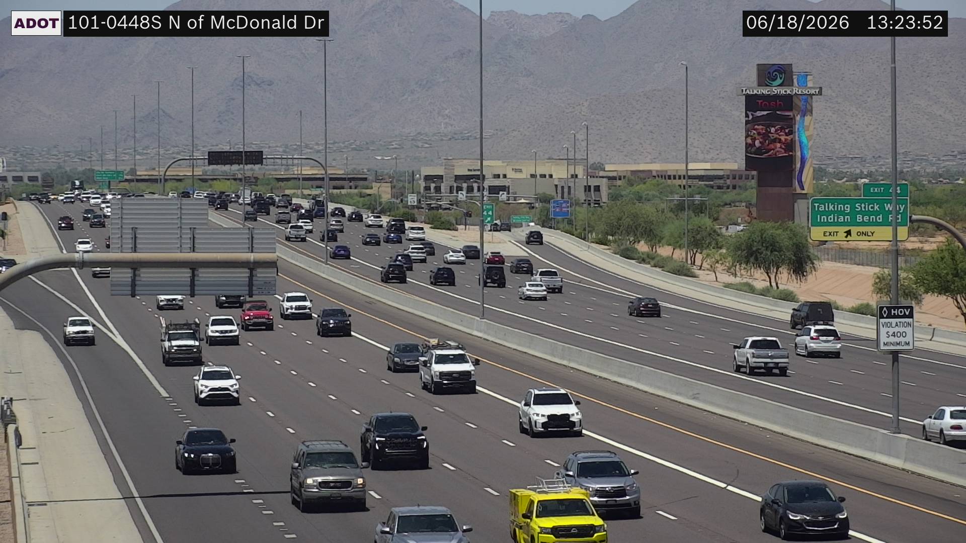 Live snapshot from SR-101 @N of McDonald Dr