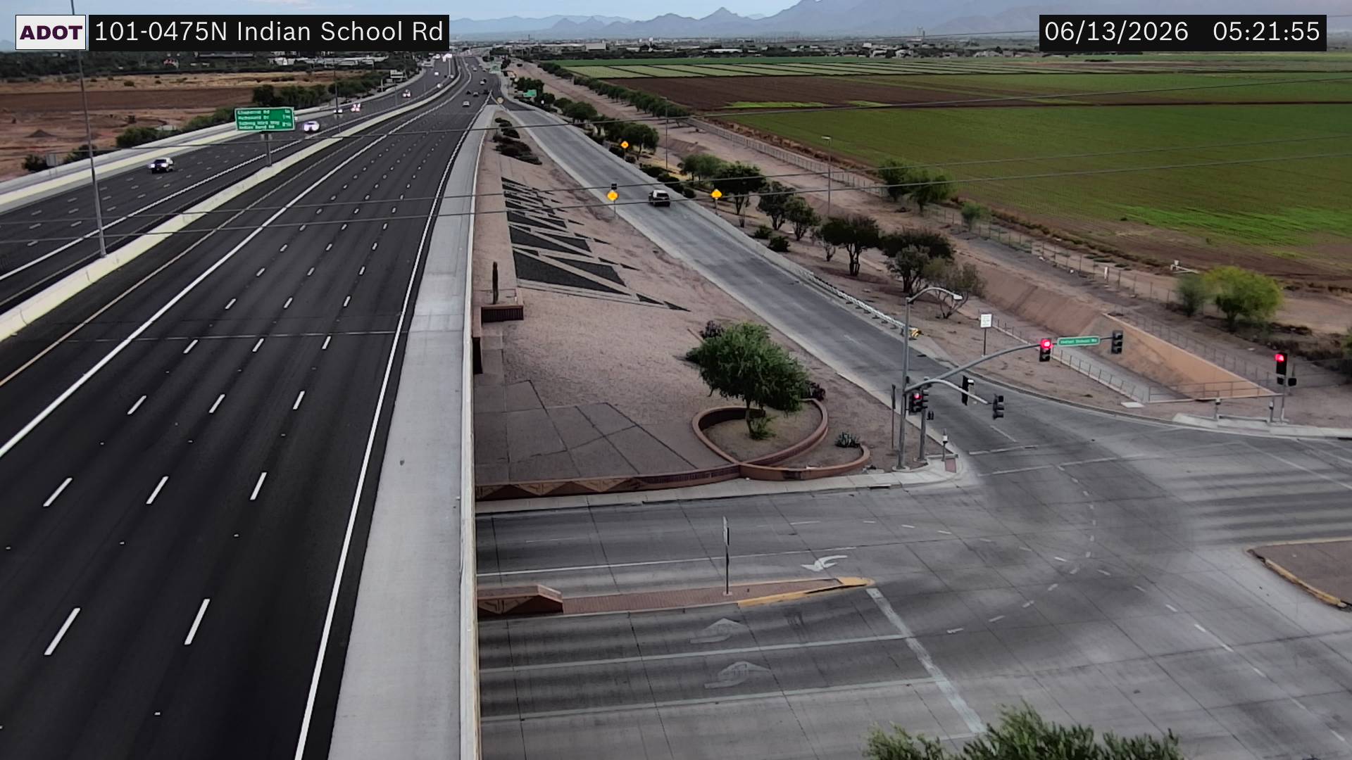 Live snapshot from SR-101 @Indian School Rd