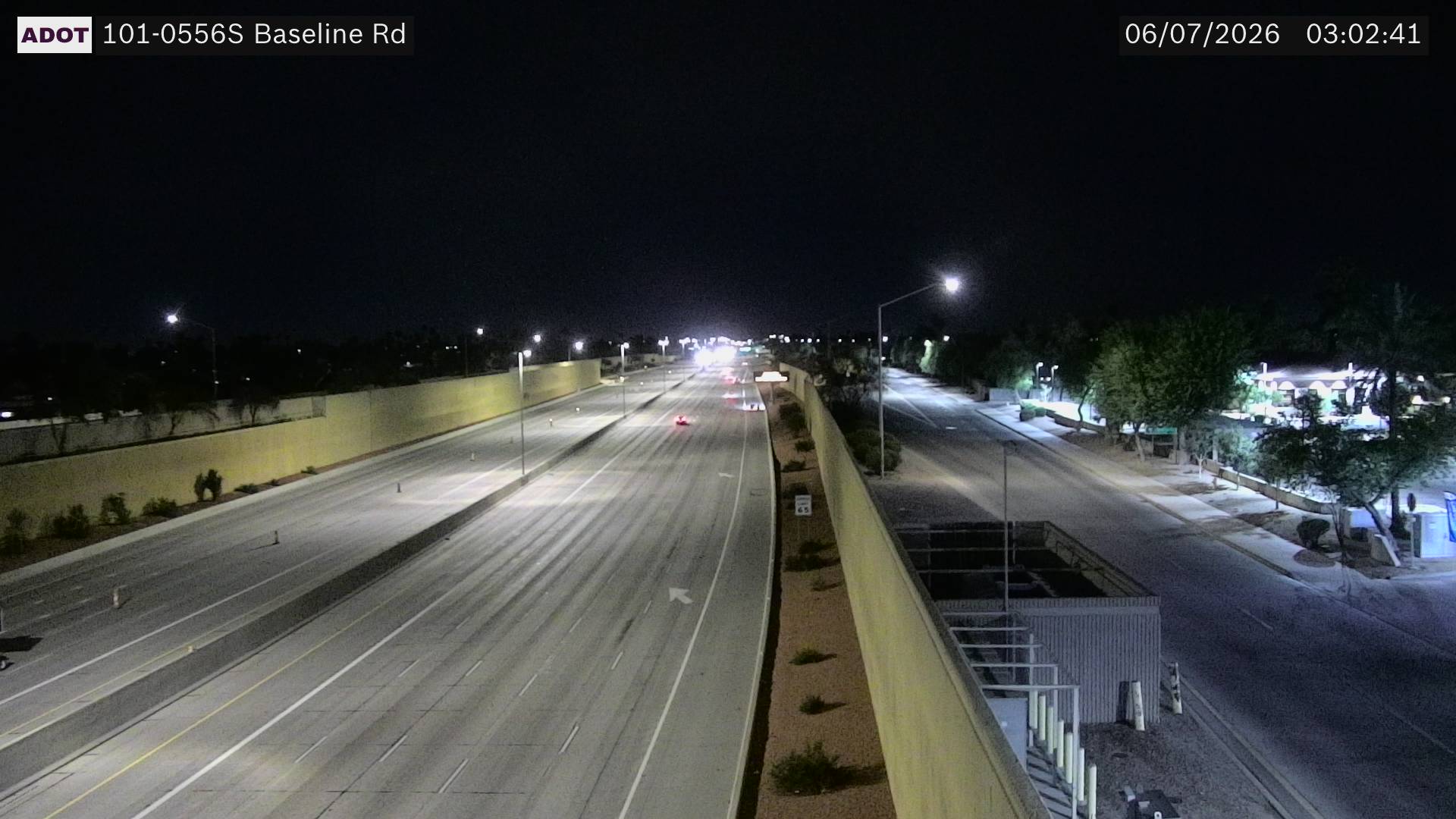 Live snapshot from SR-101 @Baseline Rd