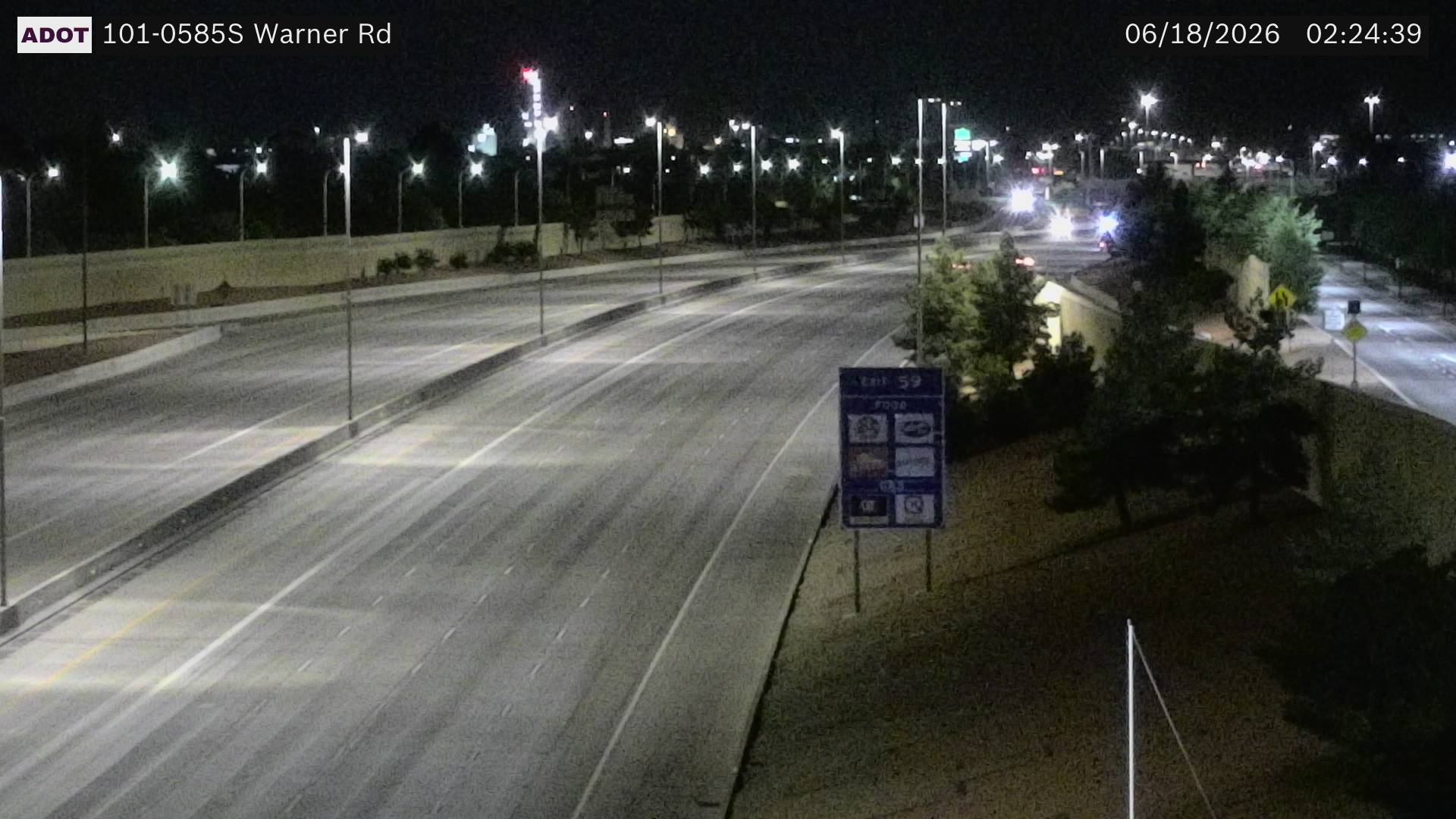 Live snapshot from SR-101 @Warner Rd