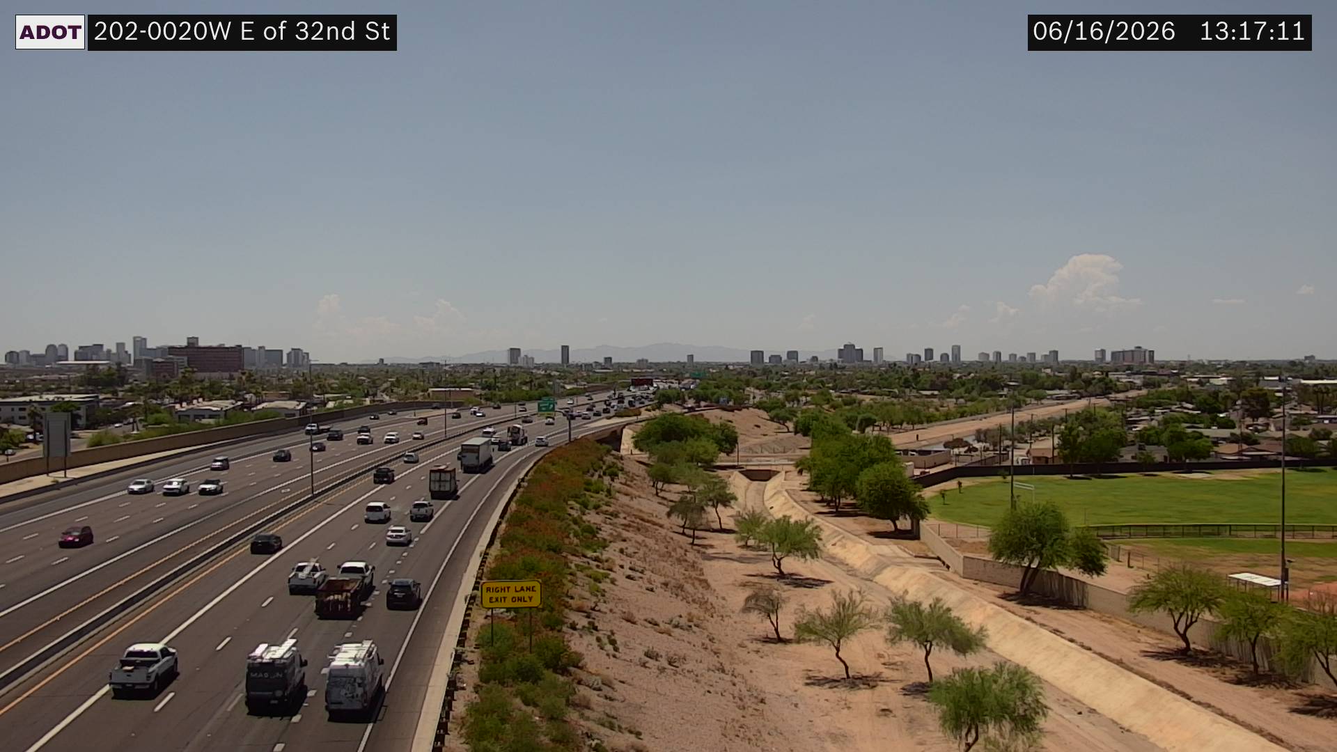 Live snapshot from SR-202 @E of 32nd St