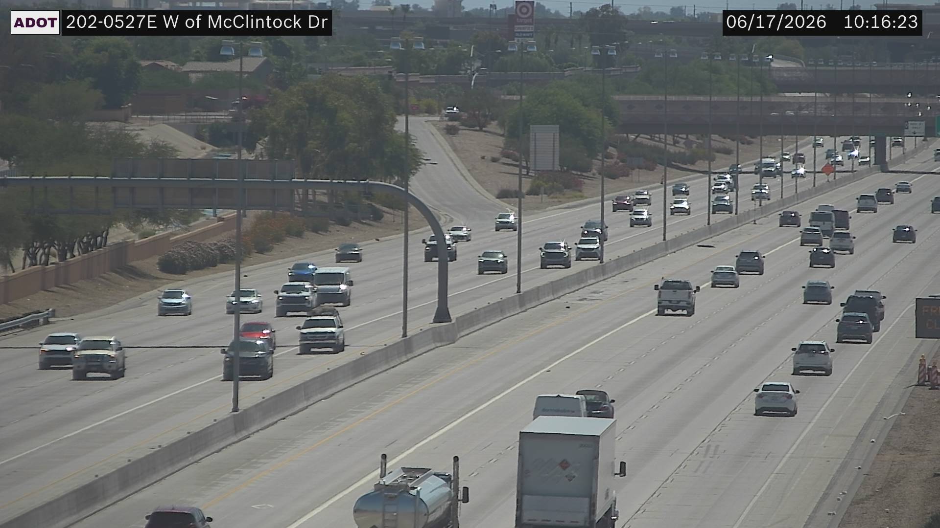 Live snapshot from SR-202 @W of McClintock Dr