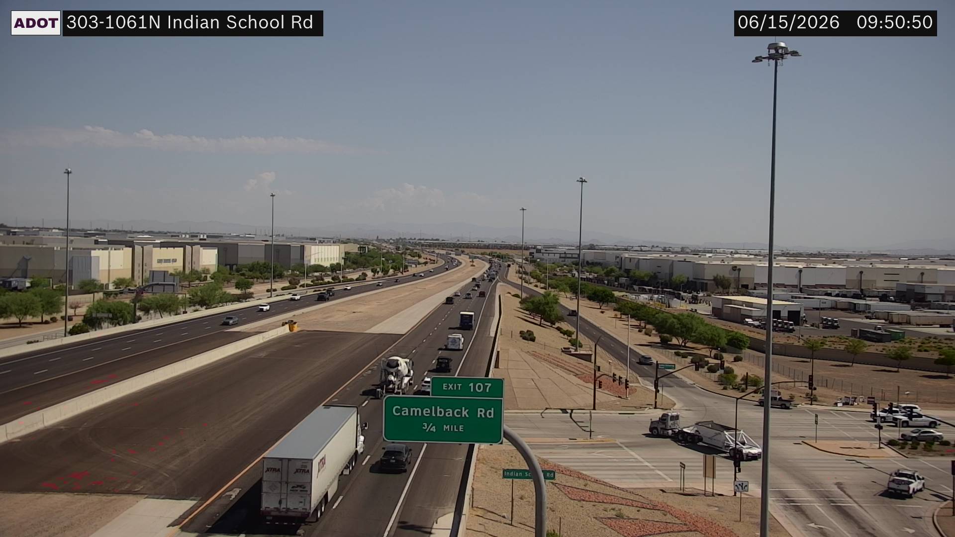 Live snapshot from SR-303 @Indian School Rd