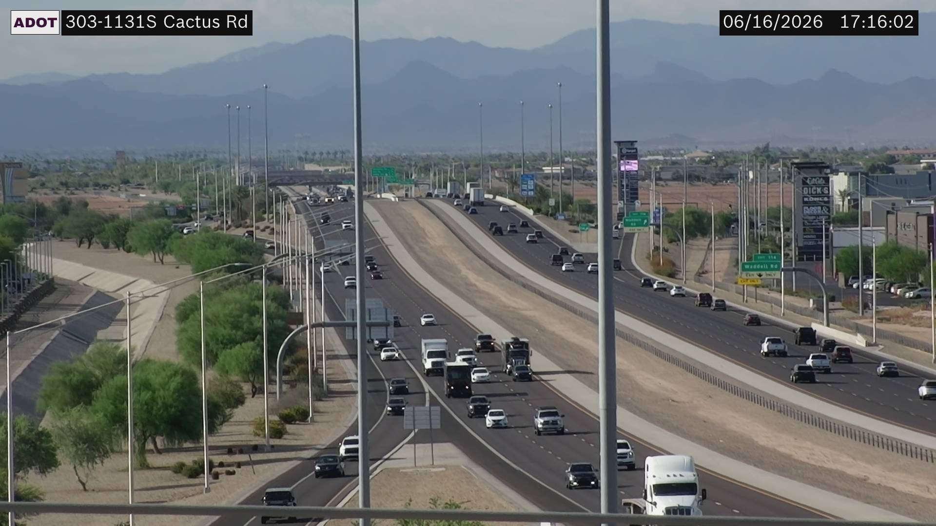 Live snapshot from SR-303 @Cactus Rd