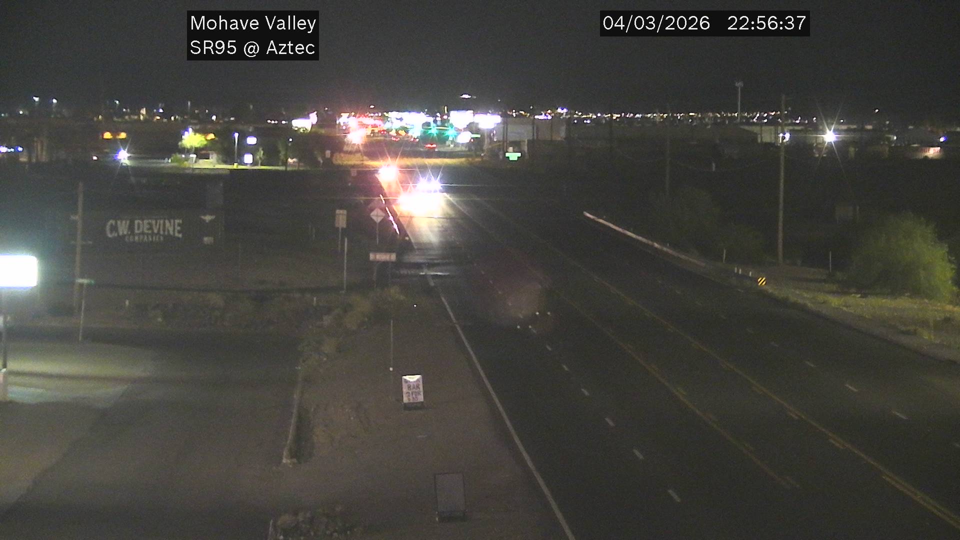 Live snapshot from SR-95 @Aztec