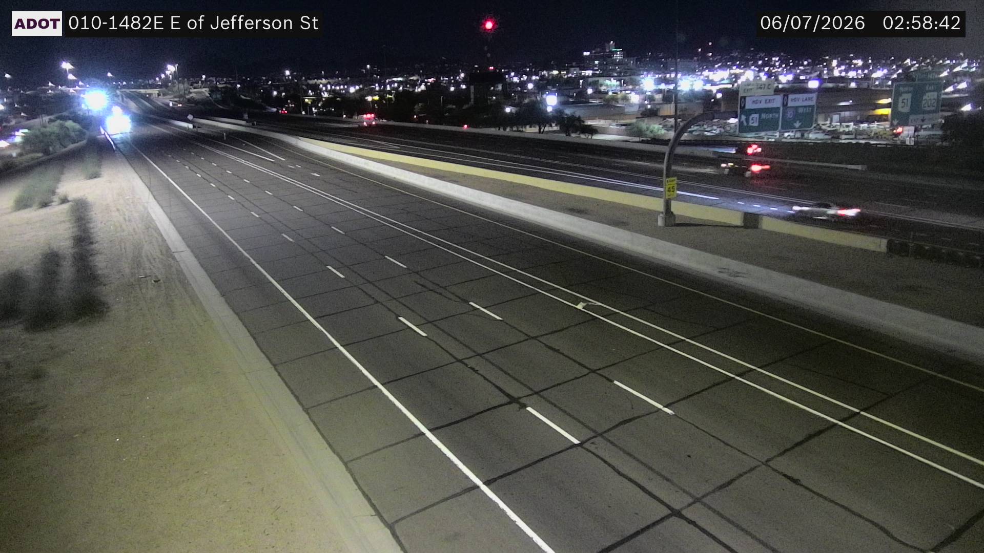 Live snapshot from I-10 @E of Jefferson Street