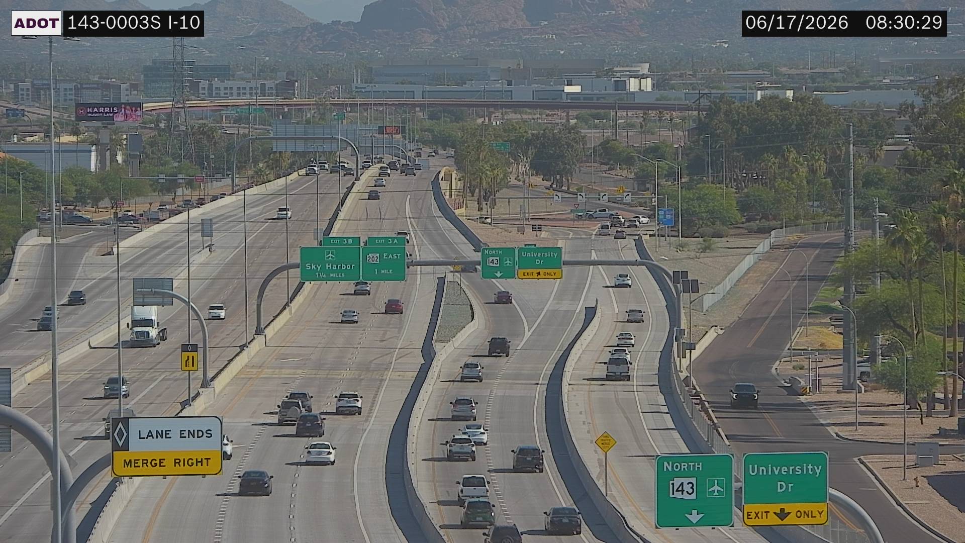 Live snapshot from I-10 @SR-143 HOV