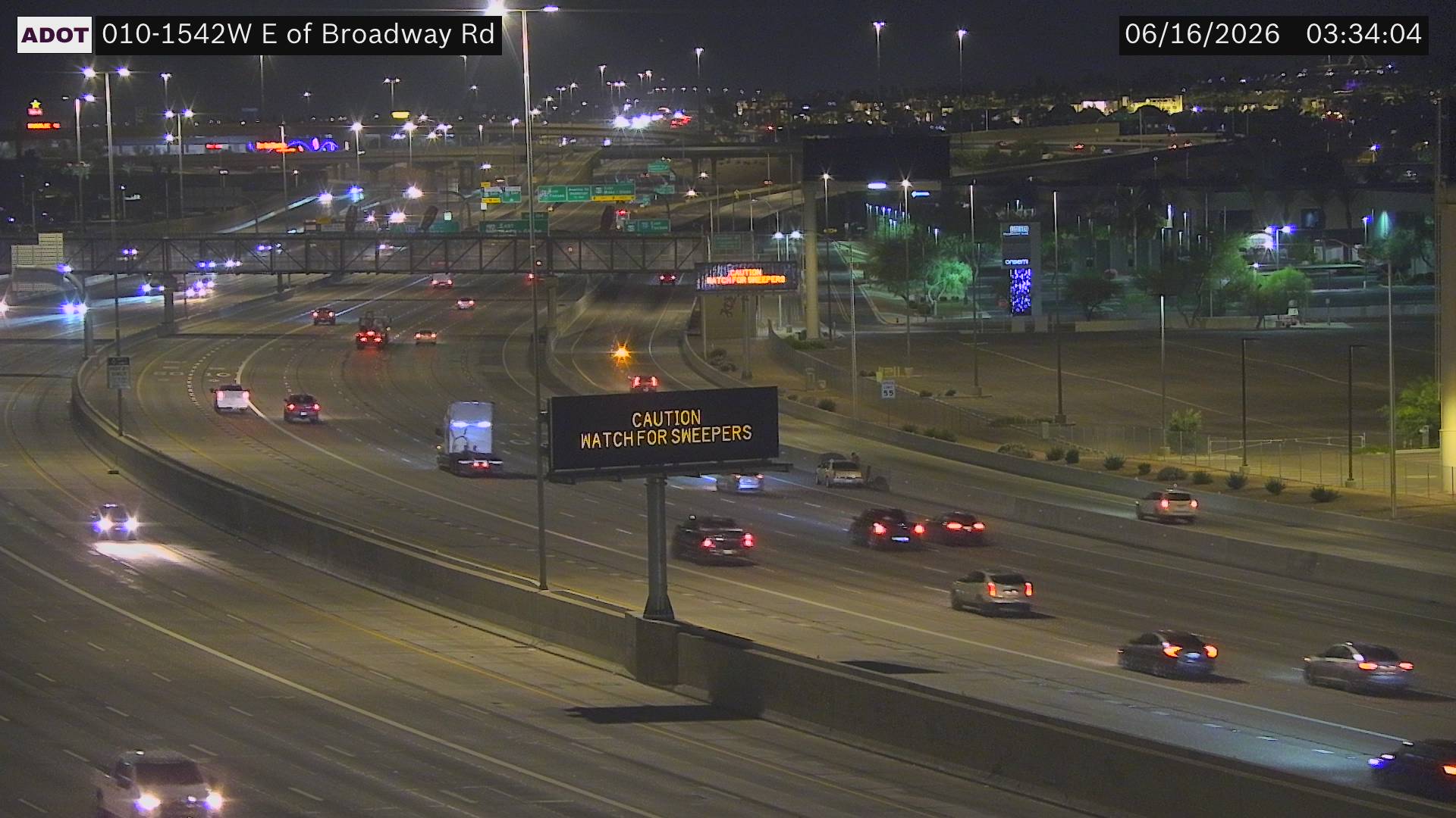 Live snapshot from I-10 @E of Broadway Rd