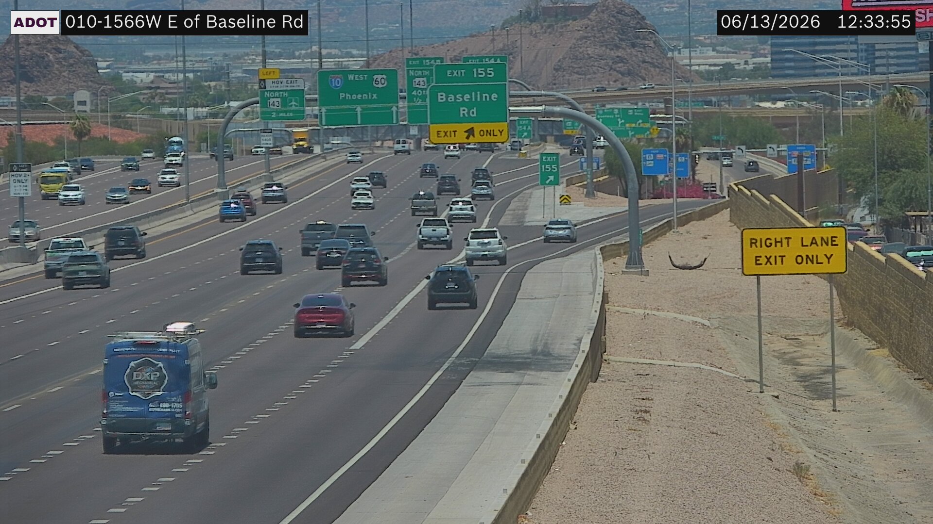 Live snapshot from I-10 @E of Baseline Rd