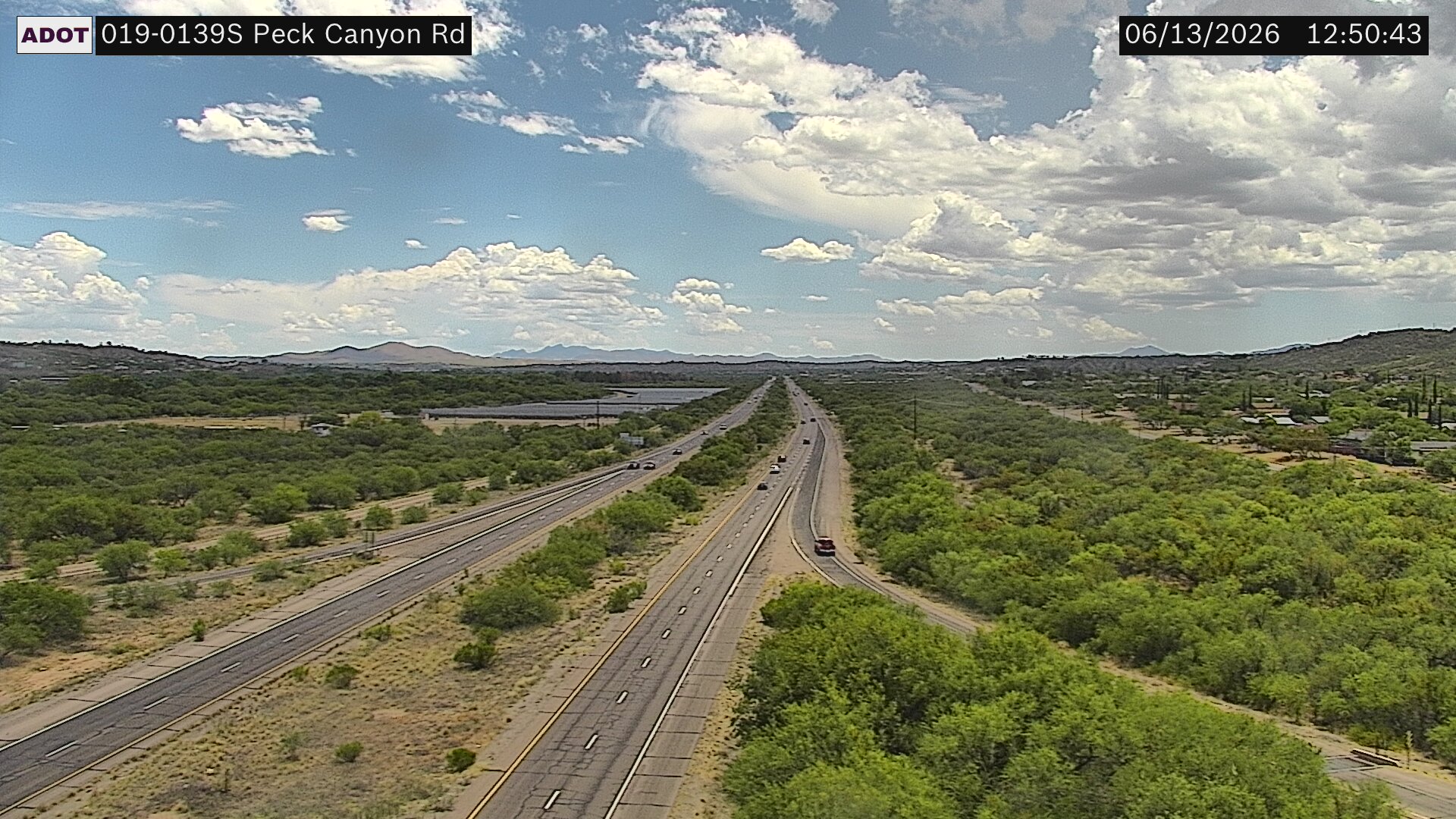 Live snapshot from I-19 @Peck Canyon Rd