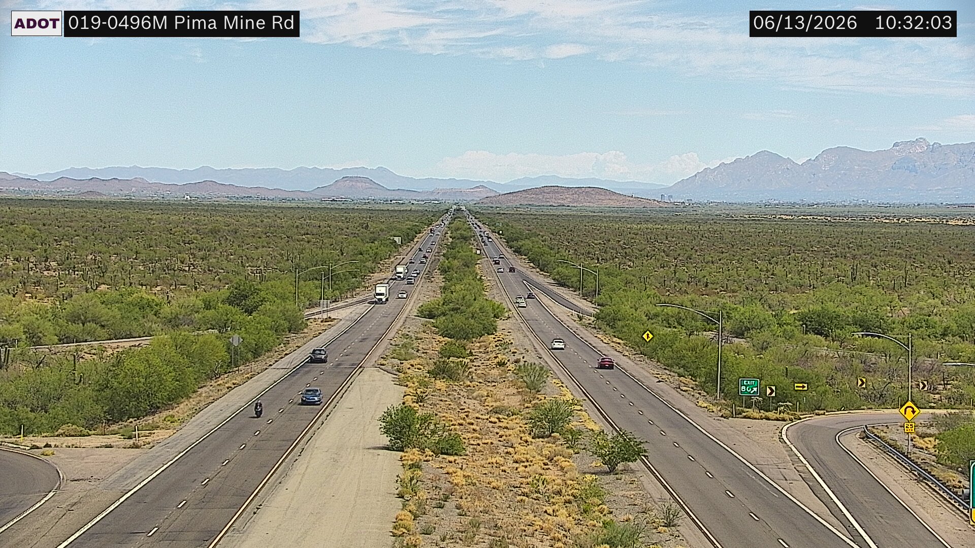 Live snapshot from I-19 @Pima Mine Rd