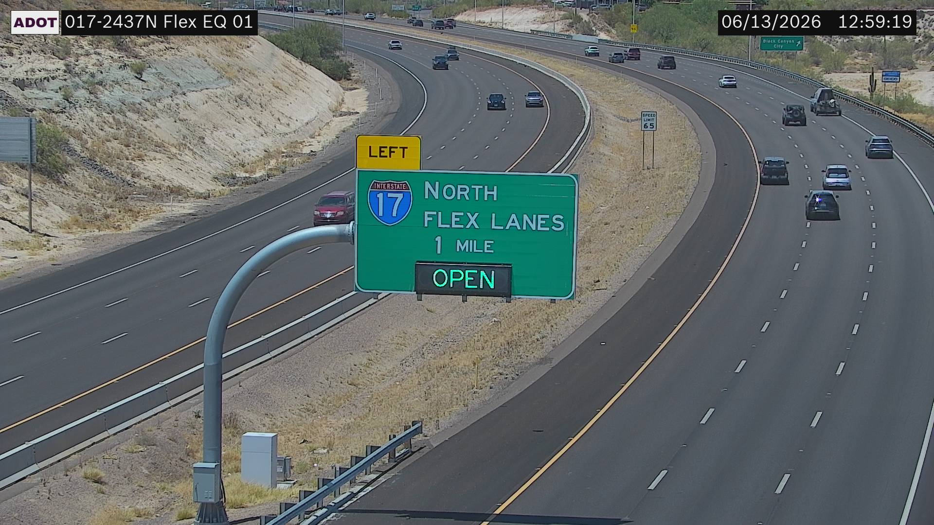 Live snapshot from I-17 @Black Canyon City
