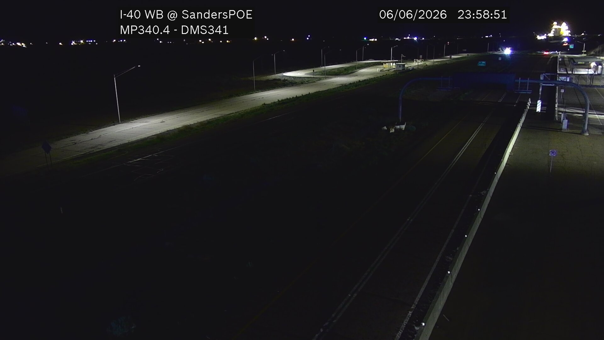 Live snapshot from I-40 @SandersPOE