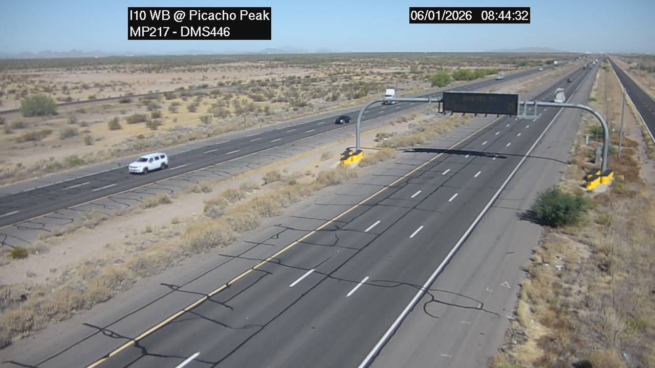 Live snapshot from I-10 @Picacho Peak