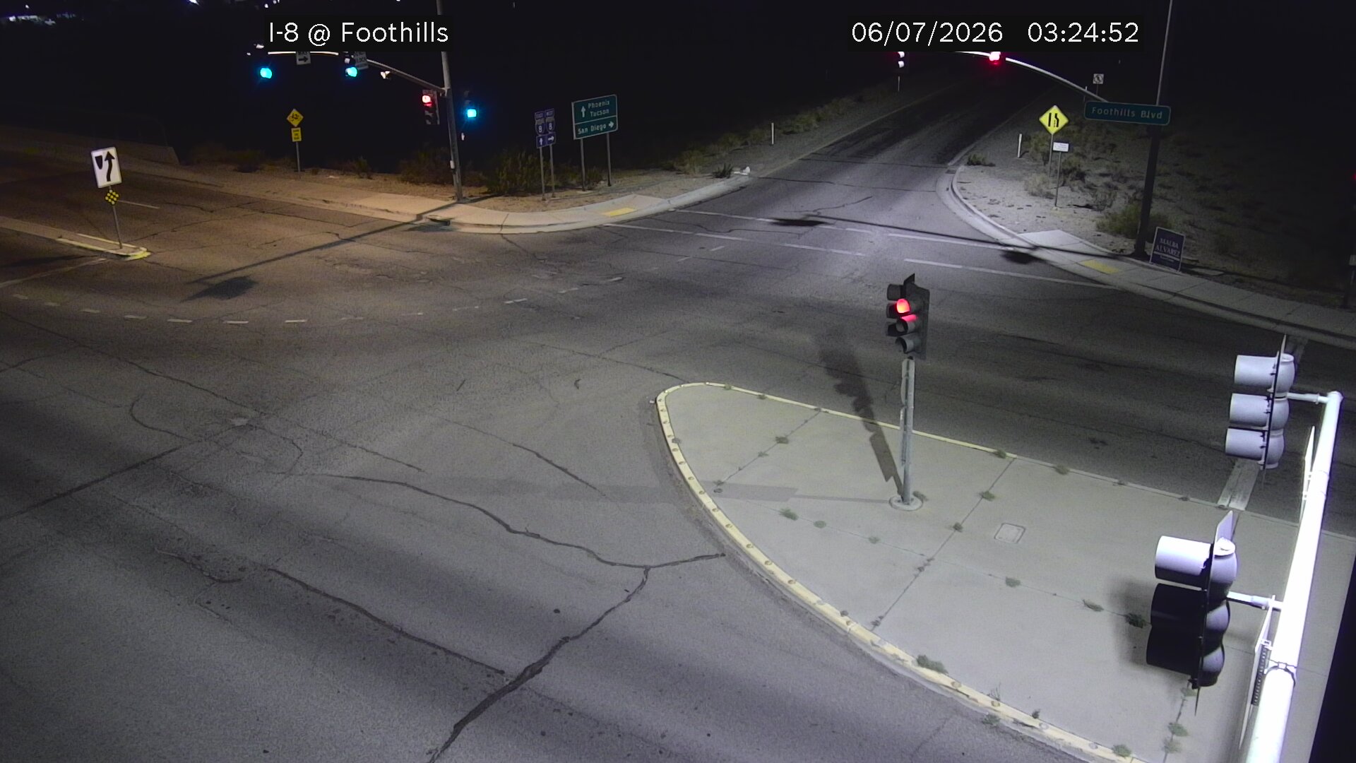 Live snapshot from I-8 @Foothills