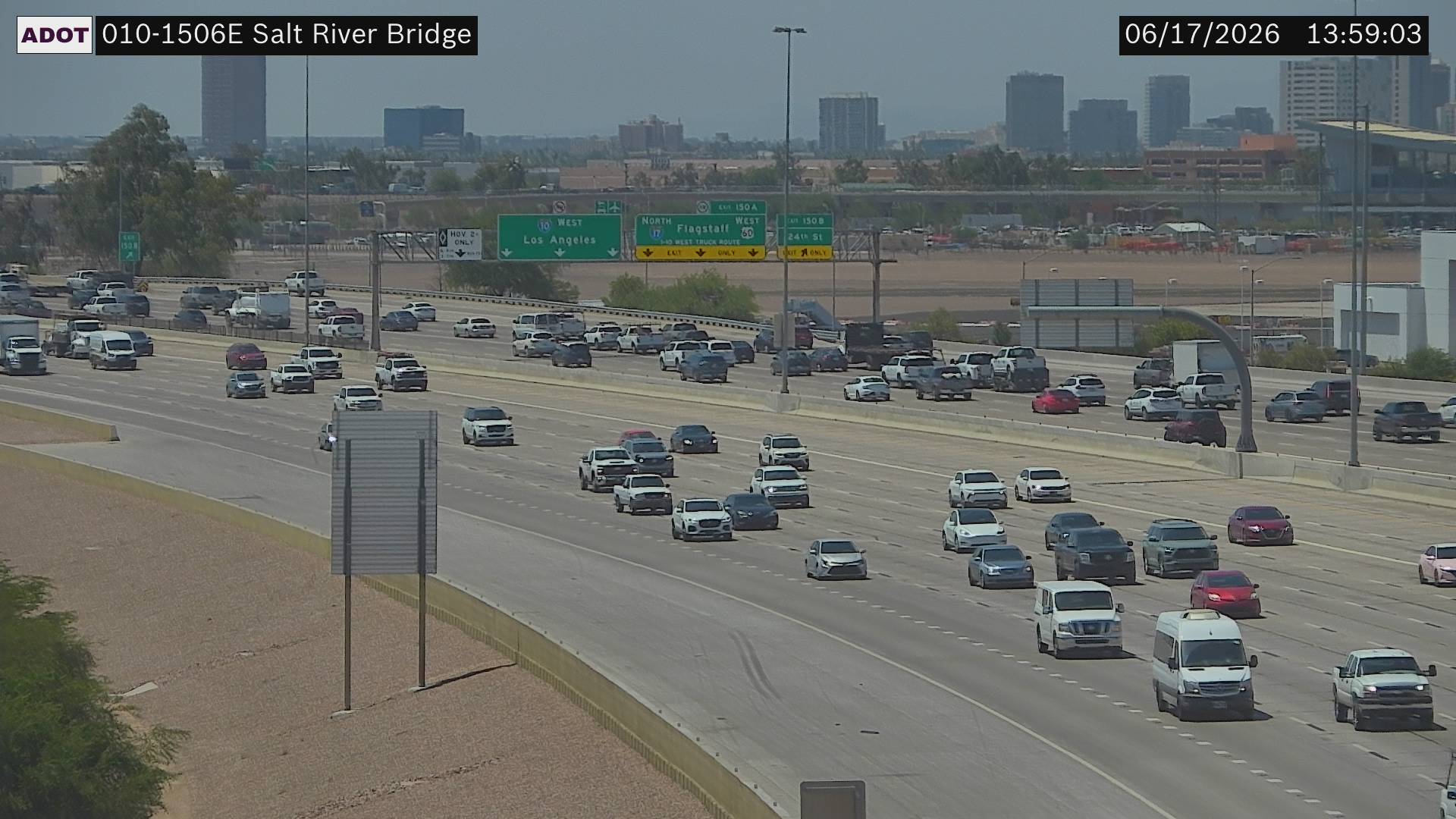 Live snapshot from I-10 @Salt River Bridge