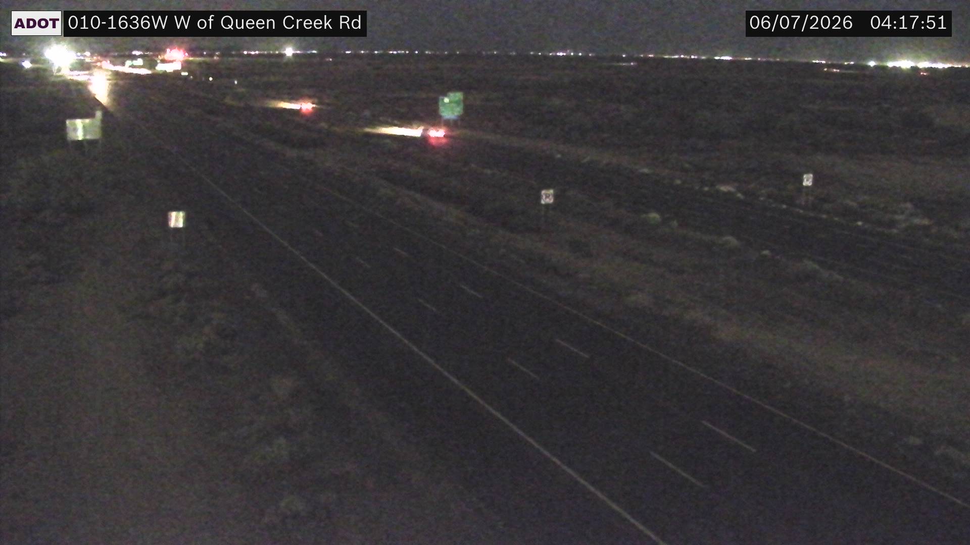 Live snapshot from I-10 @W of Queen Creek Rd