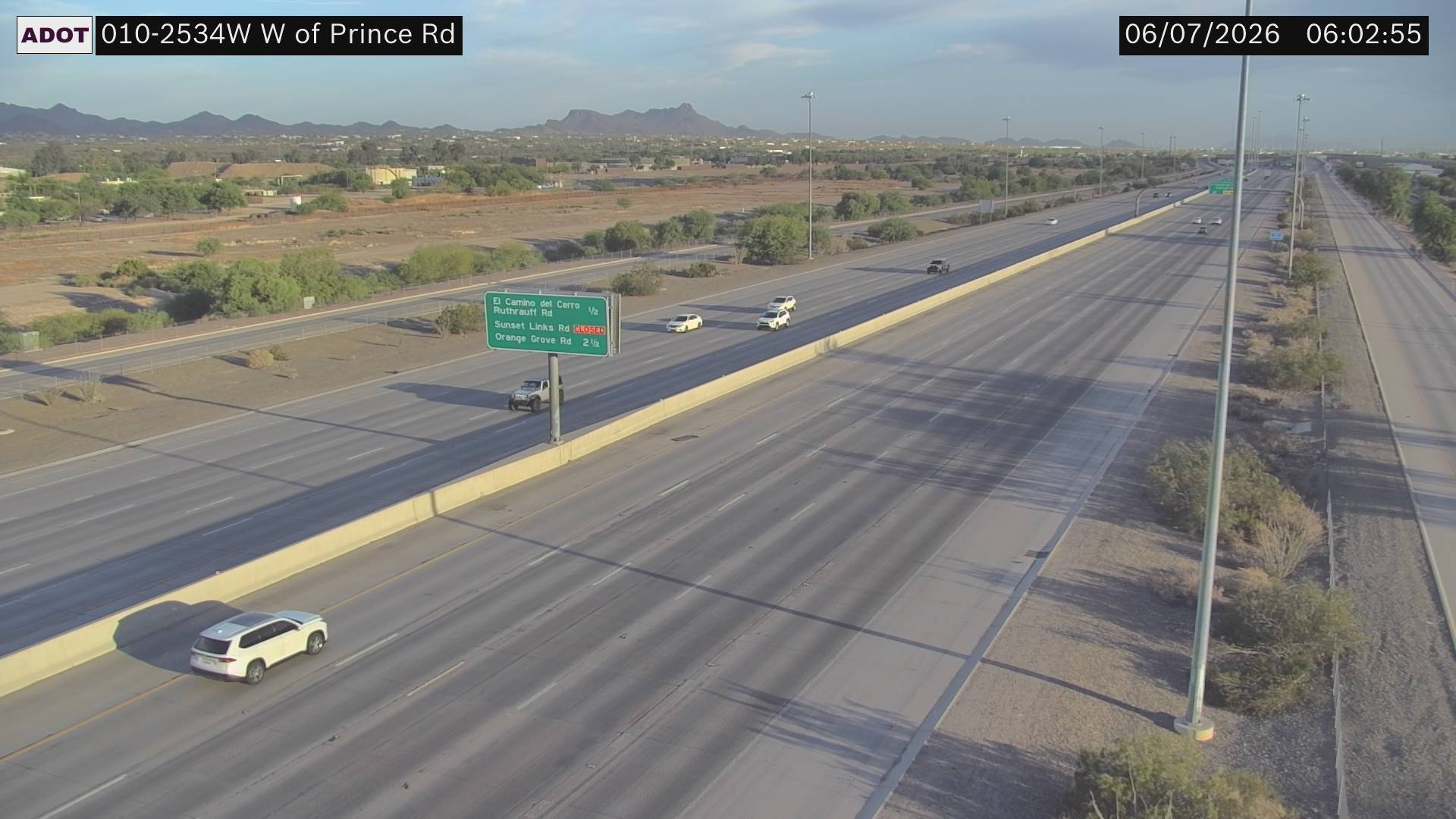Live snapshot from I-10 @W of Prince Rd