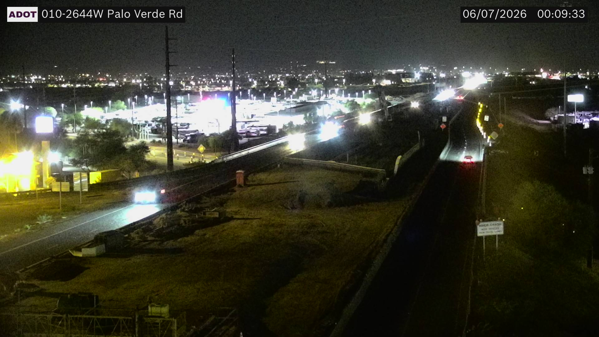 Live snapshot from I-10 @Palo Verde Rd