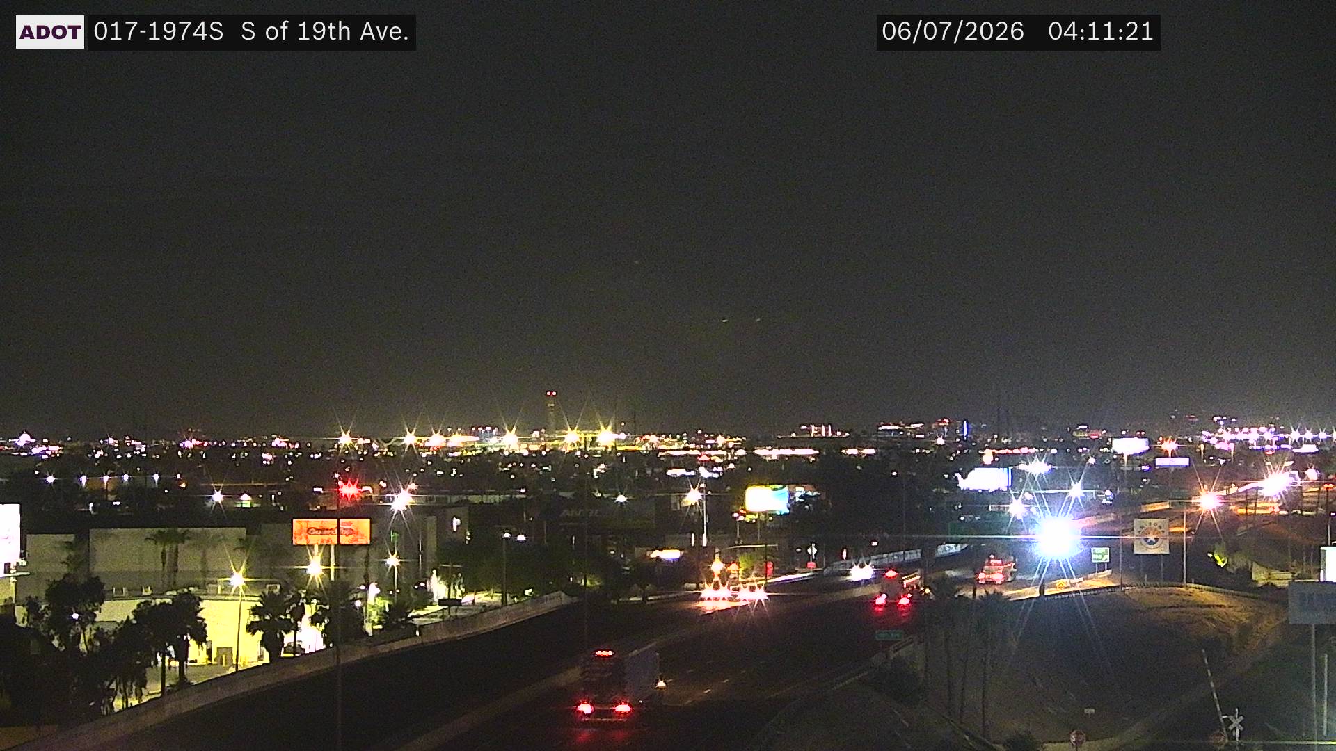 Live snapshot from I-17 @S of 19th Ave