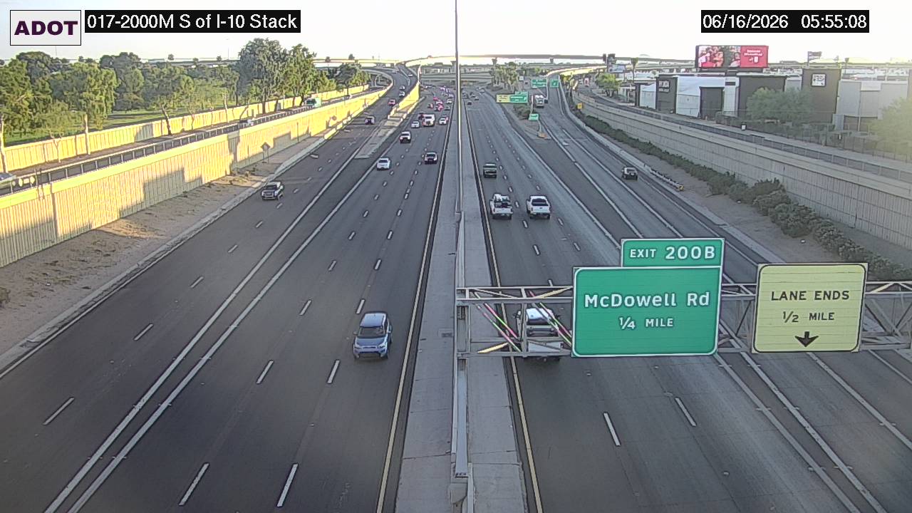 Live snapshot from I-17 @S of I-10 Stack