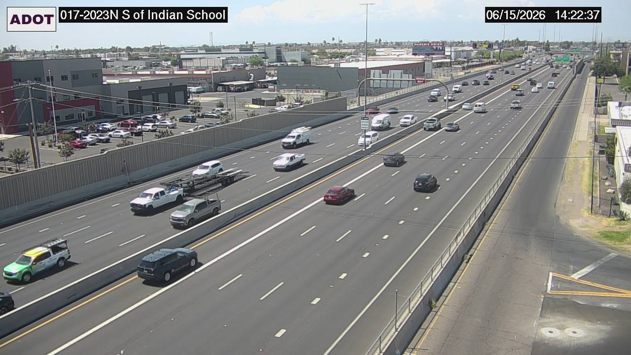 Live snapshot from I-17 @S of Indian School