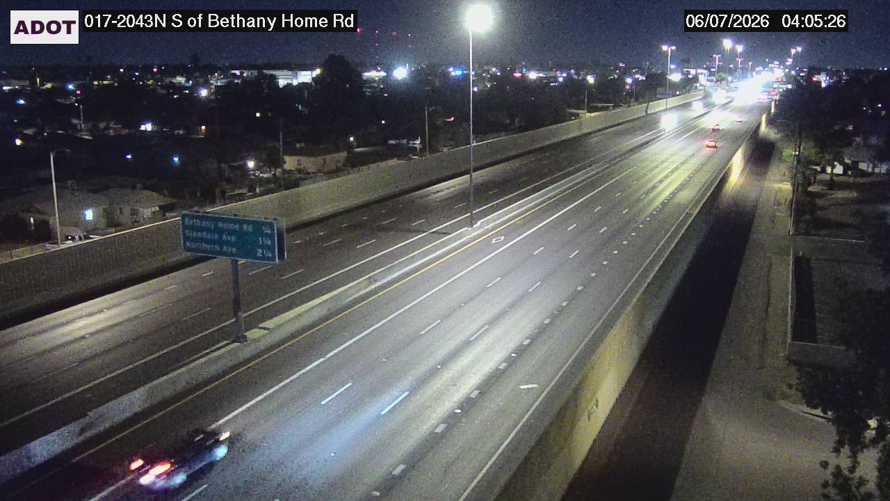 Live snapshot from I-17 @S of Bethany Home Rd