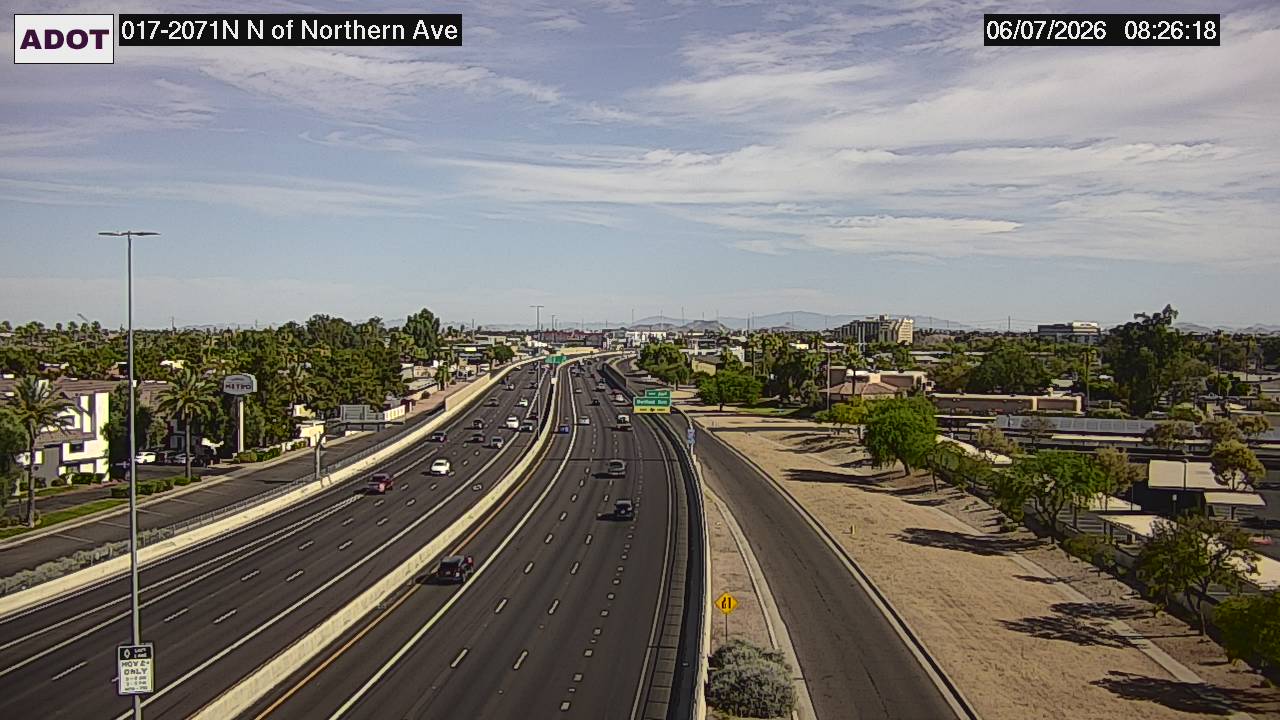 Live snapshot from I-17 @N of Northern Ave