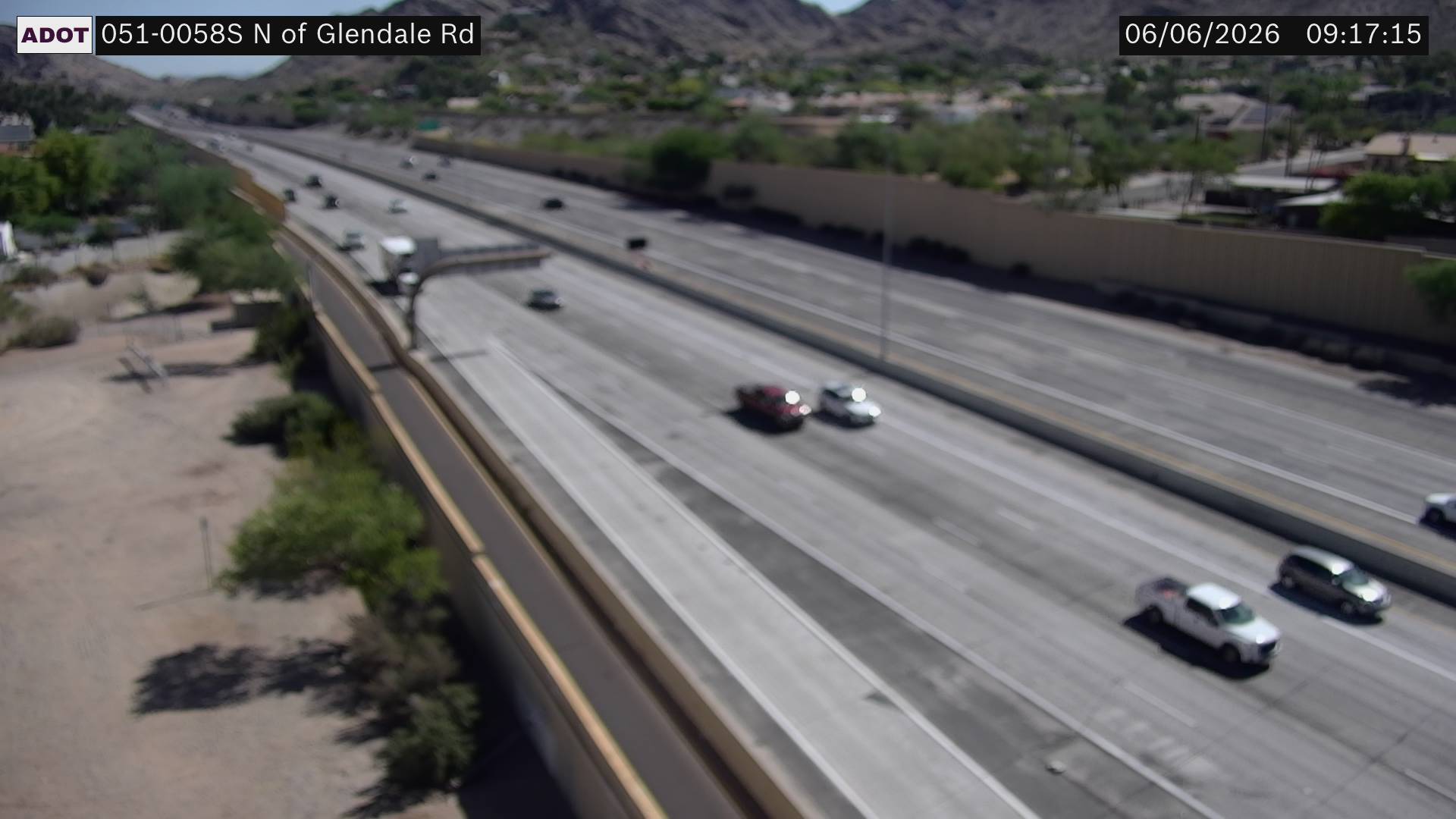 Live snapshot from SR-51 @N of Glendale Rd