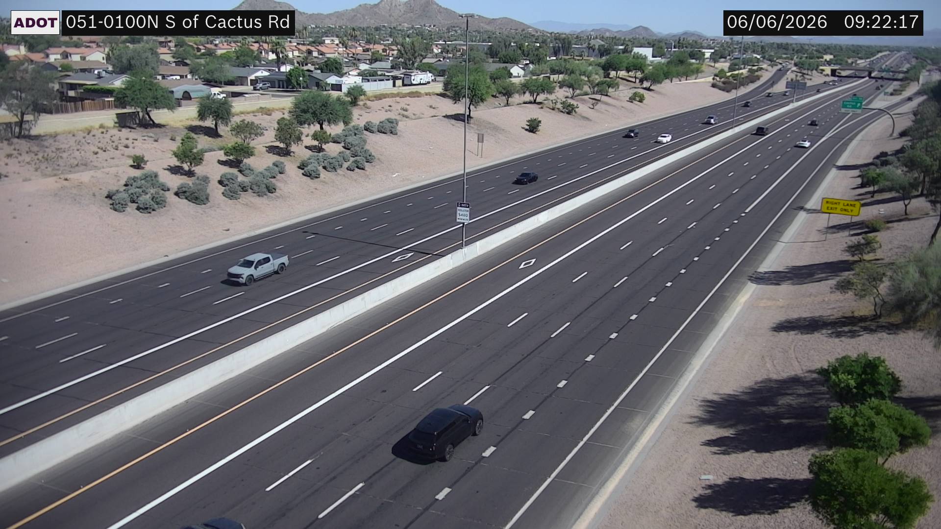 Live snapshot from SR-51 @S of Cactus Rd