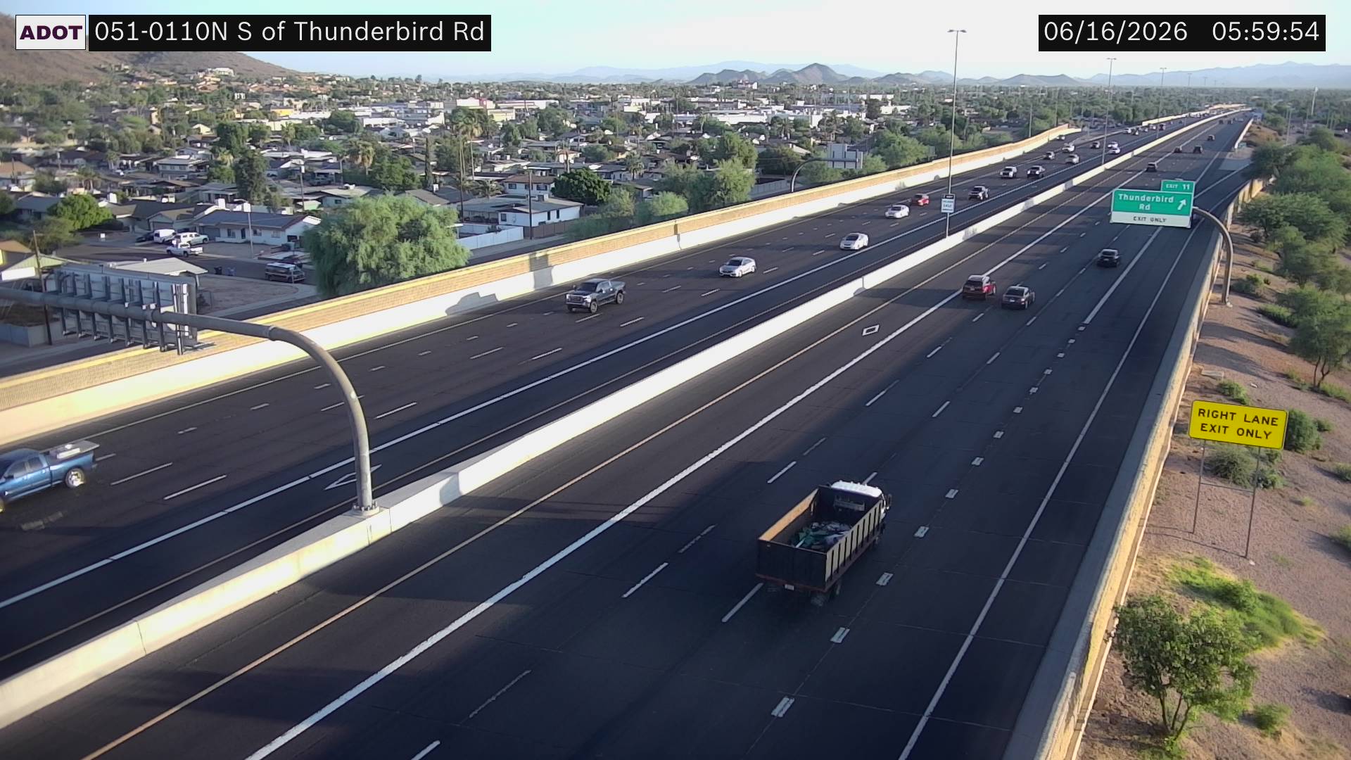 Live snapshot from SR-51 @S of Thunderbird Rd