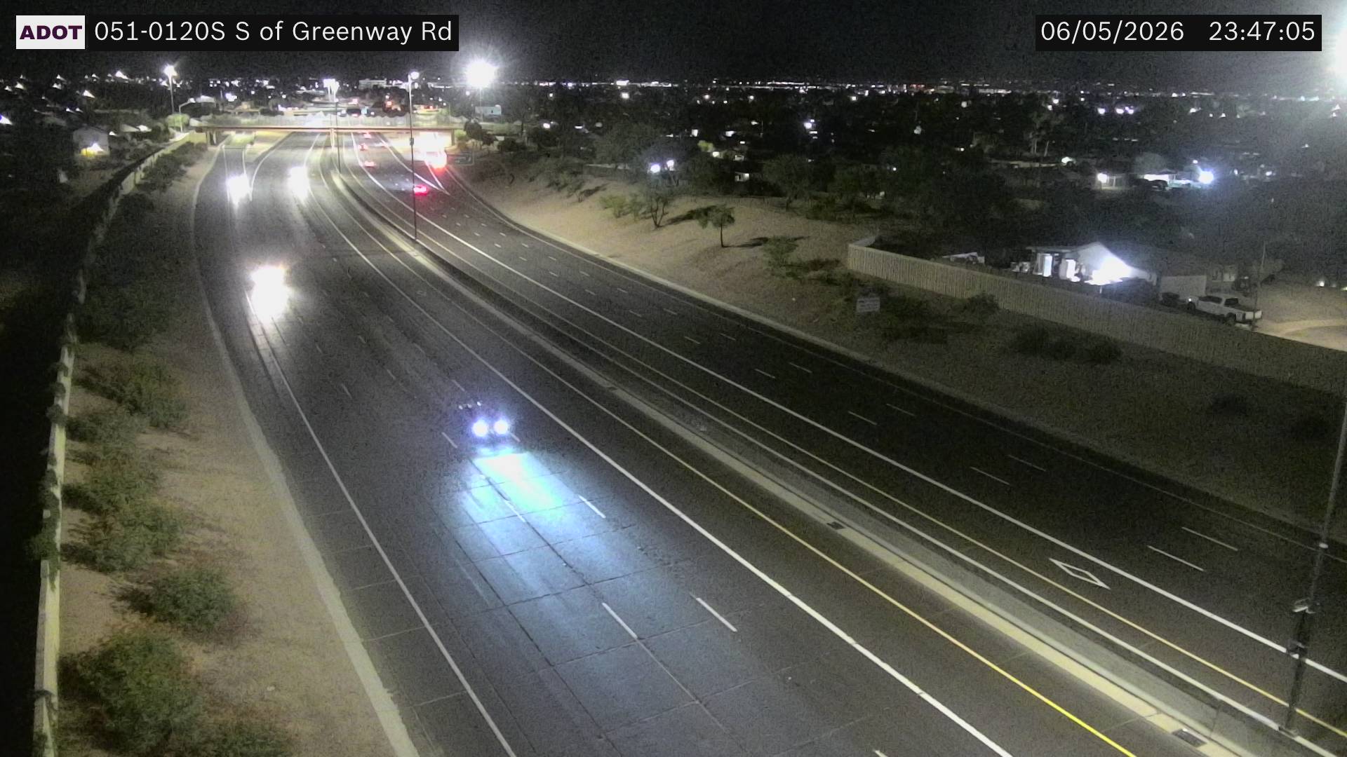 Live snapshot from SR-51 @S of Greenway Rd
