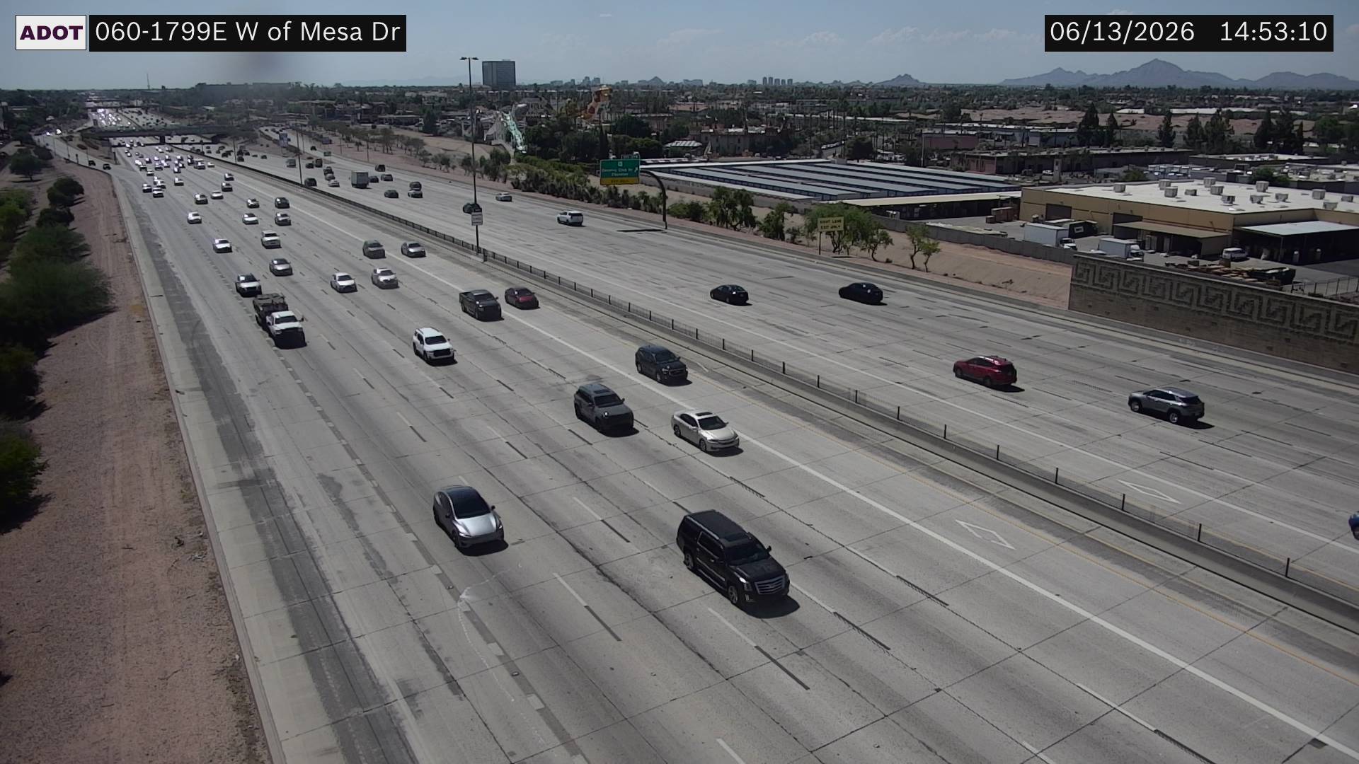 Live snapshot from US-60 @W of Mesa Dr