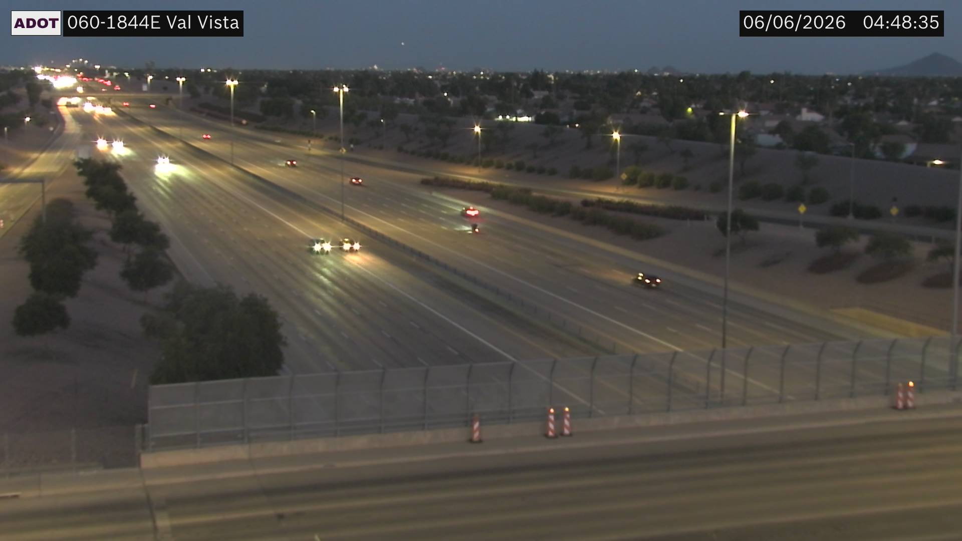 Live snapshot from US-60 @Val Vista Dr